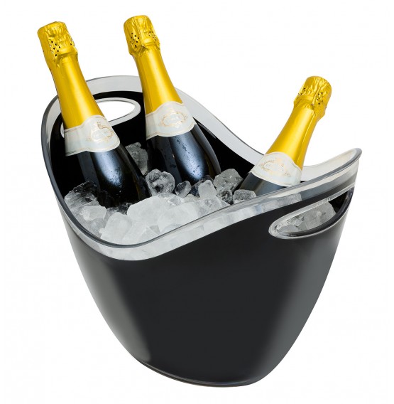 Plastic Wine Cooler Black 8L